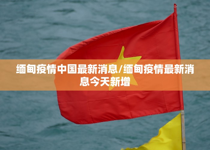 缅甸疫情中国最新消息/缅甸疫情最新消息今天新增