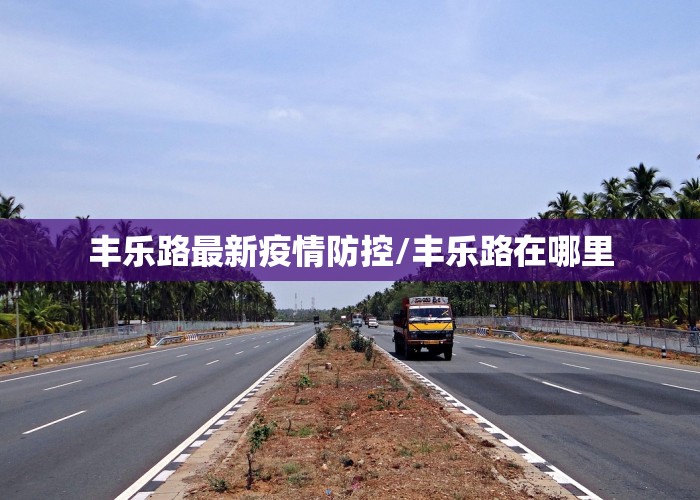丰乐路最新疫情防控/丰乐路在哪里